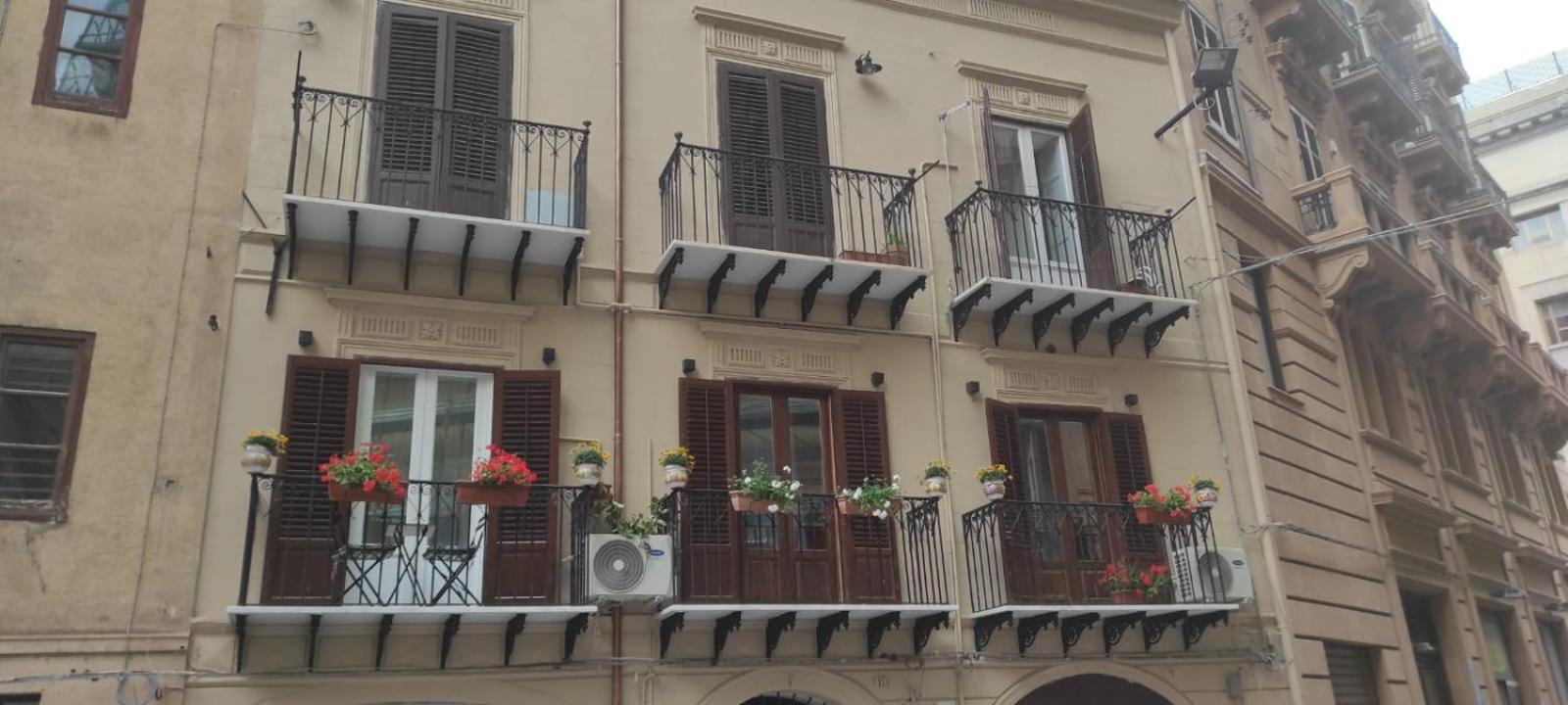 Luxury Apartment Via Genova 팔레르모 객실 사진